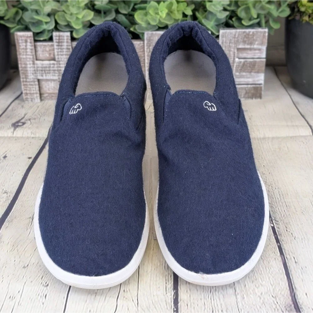 Merinos Slip-Ons Navy/White